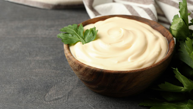 Home-made Dairy-Free Cashew Sour Cream made with Organic Apple Cider Vinegar.